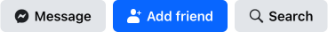 Screenshot of the Facebook profile action bar